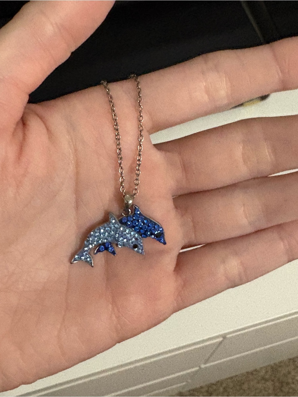 Kohl's Blue Dolphin Pendant Necklace